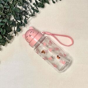 NWT H&M Cat Heart Water Bottle age 4+ 🐱🩷